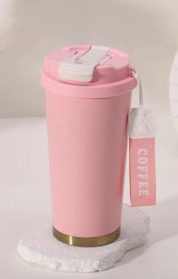 Termo Térmico Minimalista para Café y Bebidas - Edición Coffee Strap