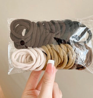 Set de Elásticos Básicos para el Cabello - Tonos Degradados