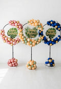 Base circular de plástico para globos y decoraciones