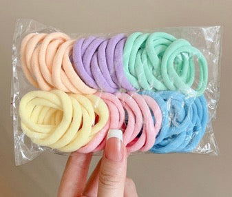 Set de Elásticos Básicos para el Cabello - Tonos Degradados