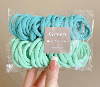 Set de Elásticos Básicos para el Cabello - Tonos Degradados
