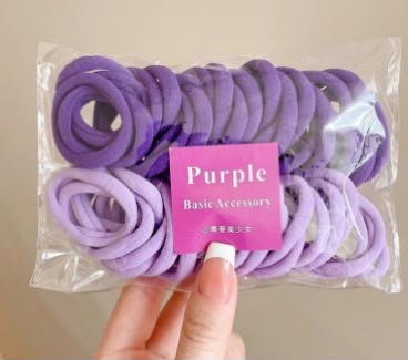 Set de Elásticos Básicos para el Cabello - Tonos Degradados